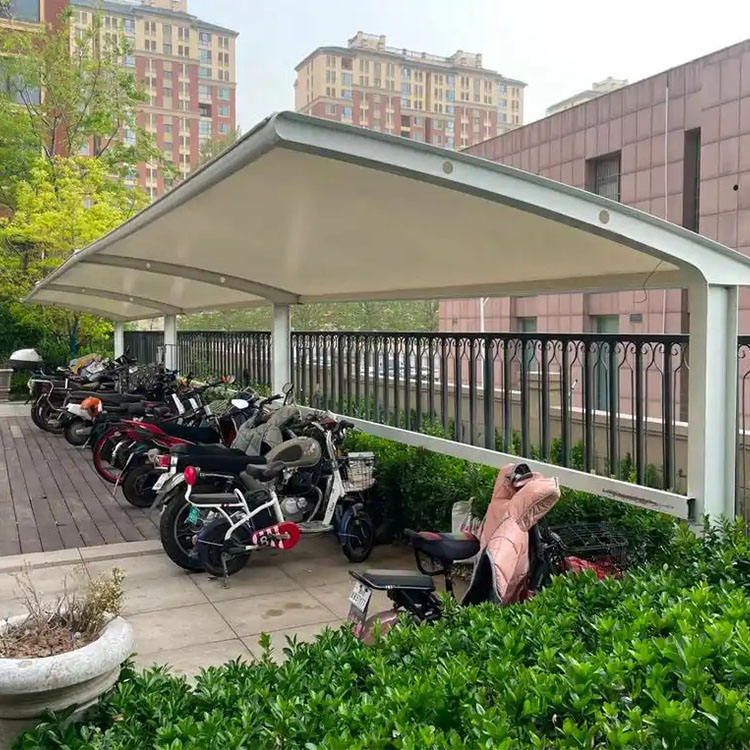 莒县膜结构电动车棚